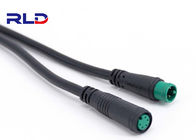 Ebike LCD IP65 वाटरप्रूफ इलेक्ट्रिकल प्लग कनेक्टर्स ब्रेक 2 3 4 5 पिन ब्लैक कलर M8