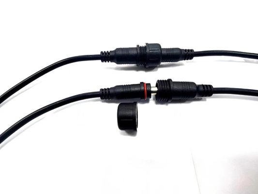 ईबाइक के लिए वाटरप्रूफ डीसी केबल कनेक्टर्स 5ए 12वी इलेक्ट्रिकल राउंड