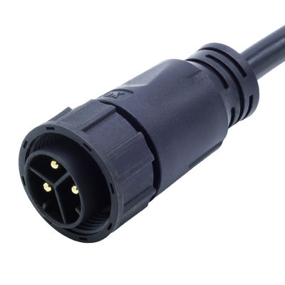 एलईडी प्रकाश व्यवस्था के लिए IP67/IP68 M25 कोहनी जलरोधक केबल कनेक्टर