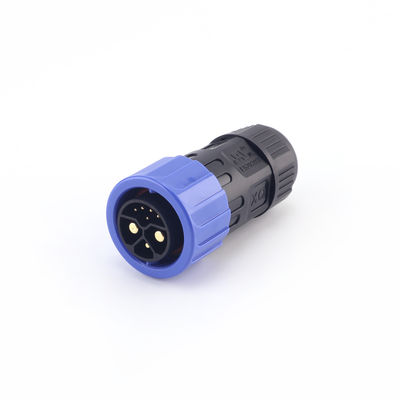 Waterproof Connector M23 Push Lock Male Female Outdoor LED Light Plug